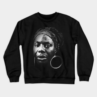 Retro Nina Simone Crewneck Sweatshirt